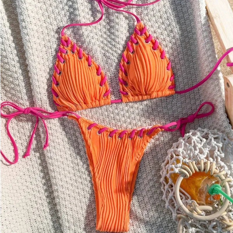 Bikini Sexy Mujer 2025 | Brasileño Playa y Piscina