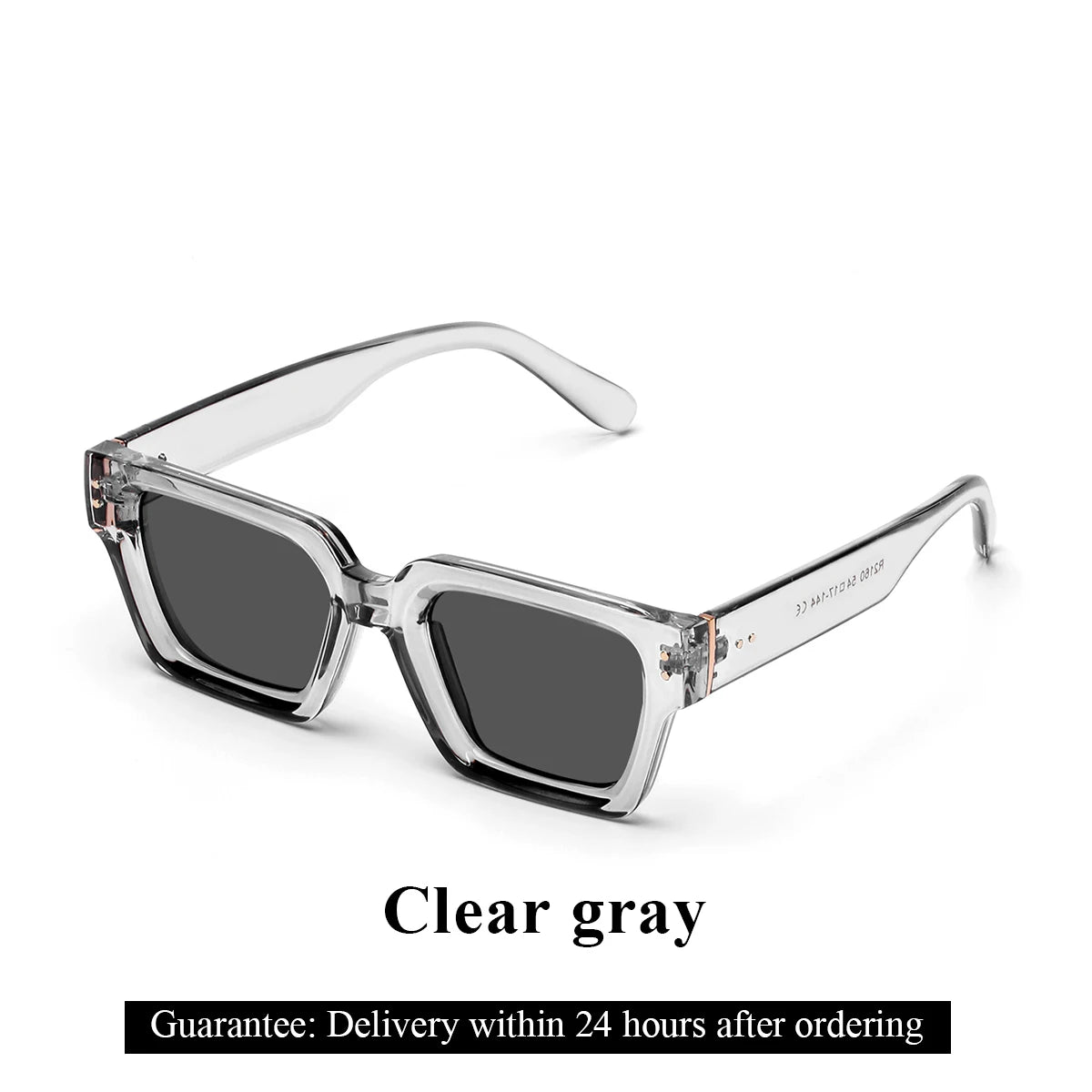 Gafas de Sol Retro Negras Millionaire | Lujo Cuadradas Unisex Hombre & Mujer 2025