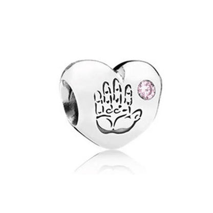 Charm Familia en Plata 925 – Abalorio Sparkling para Pulsera Original Mujer