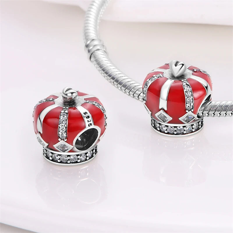 Charm Navideño Disney en Plata 925 – Abalorios Mickey y Minnie para Pulseras Originales Mujer