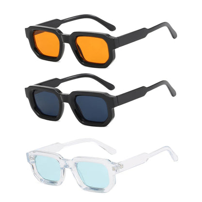 Gafas de Sol Rectangulares Vintage Unisex | Retro UV400 Estilo Lujo para Hombre y Mujer