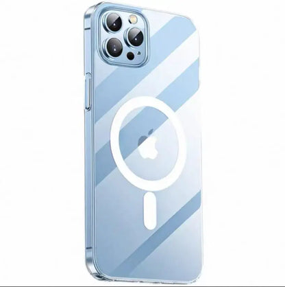 Funda Original Compatible con MagSafe | Carcasa Transparente Rígida HD con Carga Inalámbrica Magnética | Para iPhone 16 15 14 13 12 11 Pro Max Plus