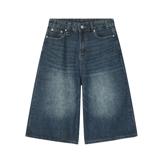 Shorts Vaqueros Oversize Unisex Y2K | Pantalón Denim Baggy Tiro Alto Vintage