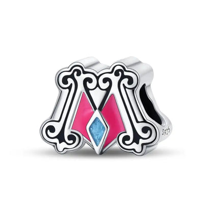 Charm princesa ángel rosa plata 925 – Abalorio de cumpleaños para pulsera tipo Pandora mujer