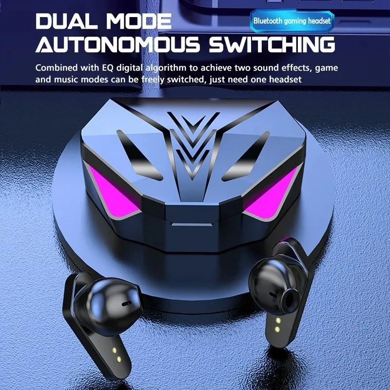 Auriculares X15 TWS Gaming – Bluetooth 5.0 inalámbricos con micrófono, baja latencia 65ms, ideales para juegos y música