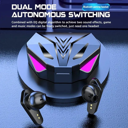 Auriculares X15 TWS Gaming – Bluetooth 5.0 inalámbricos con micrófono, baja latencia 65ms, ideales para juegos y música