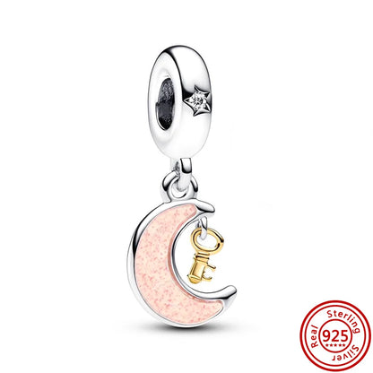 Charm sorpresa de plata 925 estilo estrella y corazón – Bolsa sorpresa random para pulsera DIY mujer