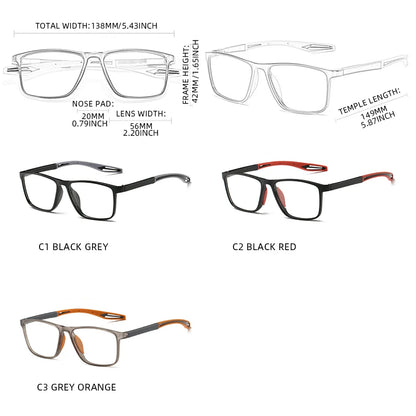Gafas de Sol Cuadradas Fotocromáticas Unisex | Ligeras TR90 Anti Luz Azul Chameleon Shades