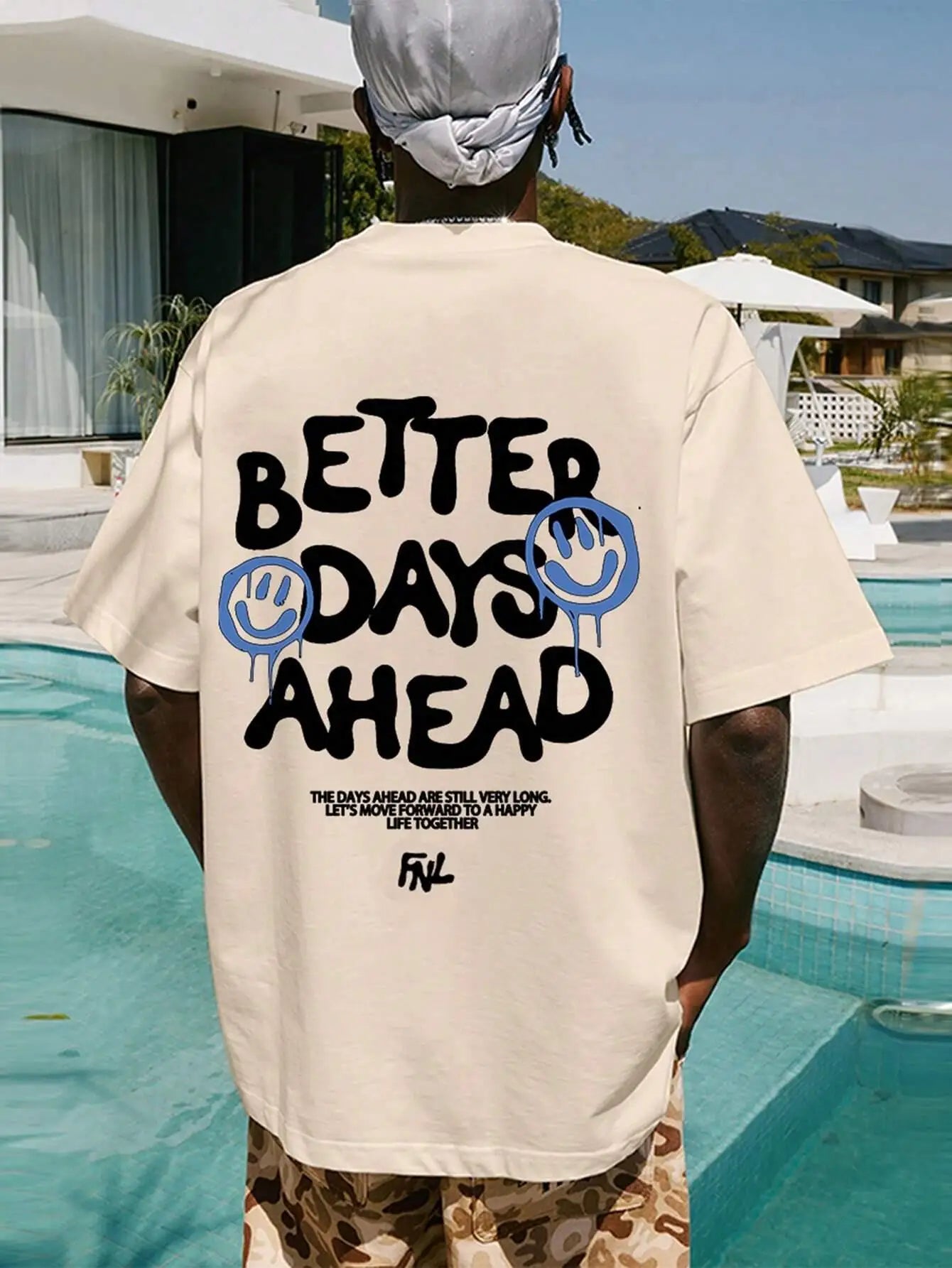 Camiseta Unisex 2025 | Estilo Casual Oversize con Estampado “Better Days Ahead”