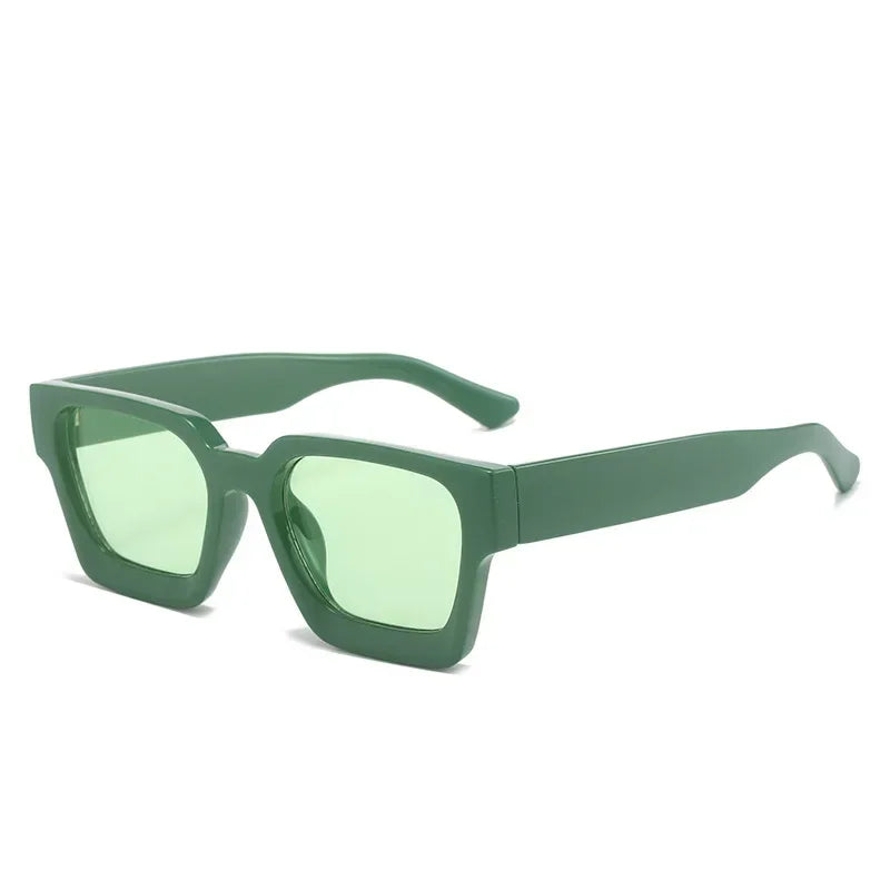 JNPCXI Gafas de Sol Cuadradas de Lujo | Retro Fashion Unisex UV400