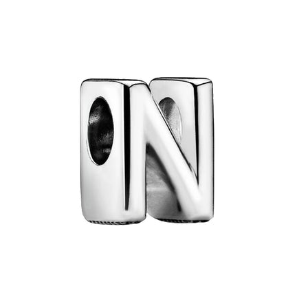Beads Letras A-Z en Plata – Abalorios de Colores para Pulseras Originales DIY