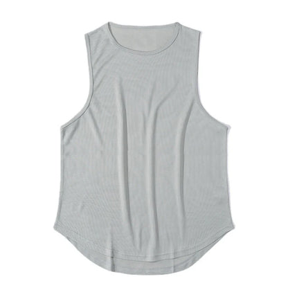 Tank Top Deportivo de Hombre – Camiseta sin Mangas de Gym, Fitness y Baloncesto, Transpirable y Secado Rápido