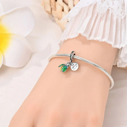 Charm Camaleón Luminoso en Plata S925 | Brilla en la Oscuridad | Compatible con Pulsera Pandora Original