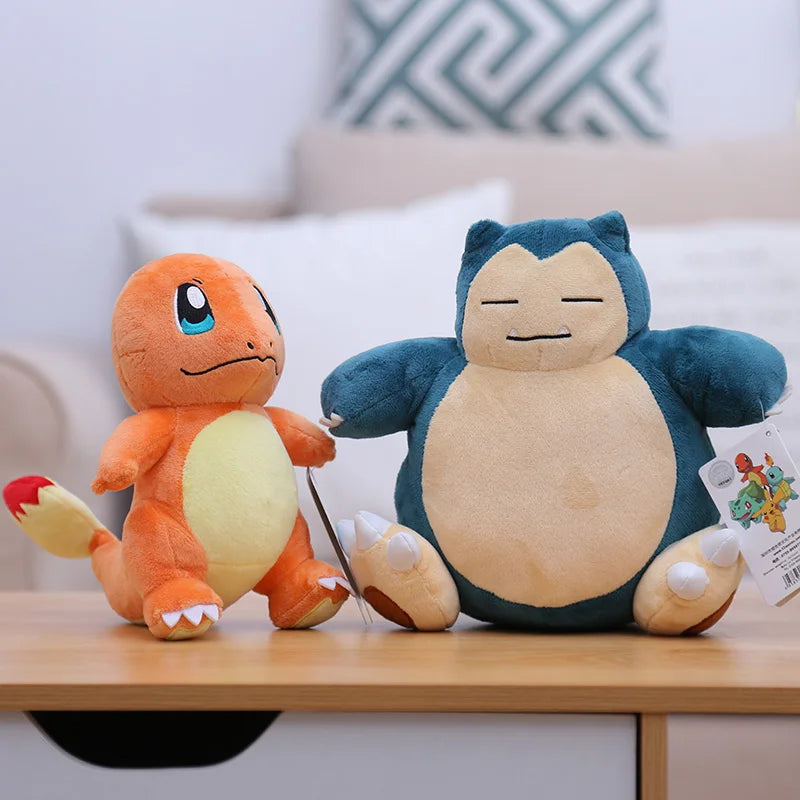 Peluche Pokémon Pikachu, Charizard, Gengar, Squirtle, Espeon, Glaceon y Umbreon | Juguetes Suaves para Niños
