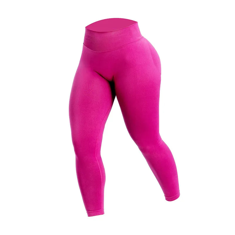 Leggings Deportivos Mujer | Pantalón Yoga de Cintura Alta con Efecto Push Up y Ajuste Slim