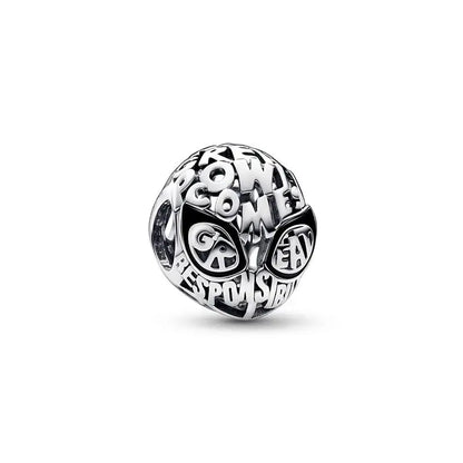 Charm Capitán América plata 925 – Abalorio de superhéroe para pulsera tipo Pandora