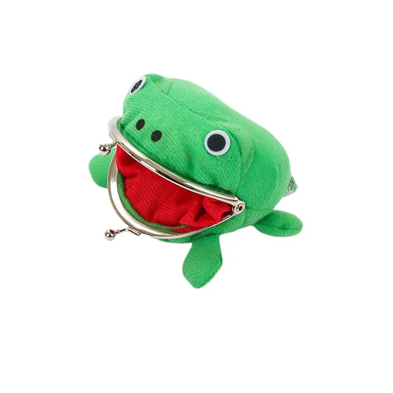 Monedero Llavero de Peluche Rana Anime | Monedero de Monedas Adorable con Diseño de Rana Cosplay, Accesorio de Bolso para Mujer