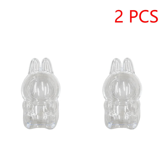 PopMart Monster Labubu V1 V2 | Ropa Protectora Transparente para Muñecos | Accesorios de Fiesta