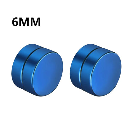 Aretes Magnéticos de Acero Inoxidable para Hombre – Estilo Hip Hop, Falsos y Personalizados