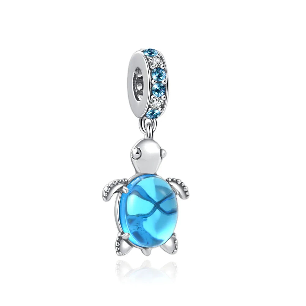 Charm Plata 925 Árbol de la Familia, Pluma, Copo de Nieve y Niño | Dijes Colgantes Compatibles con Pulseras Pandora
