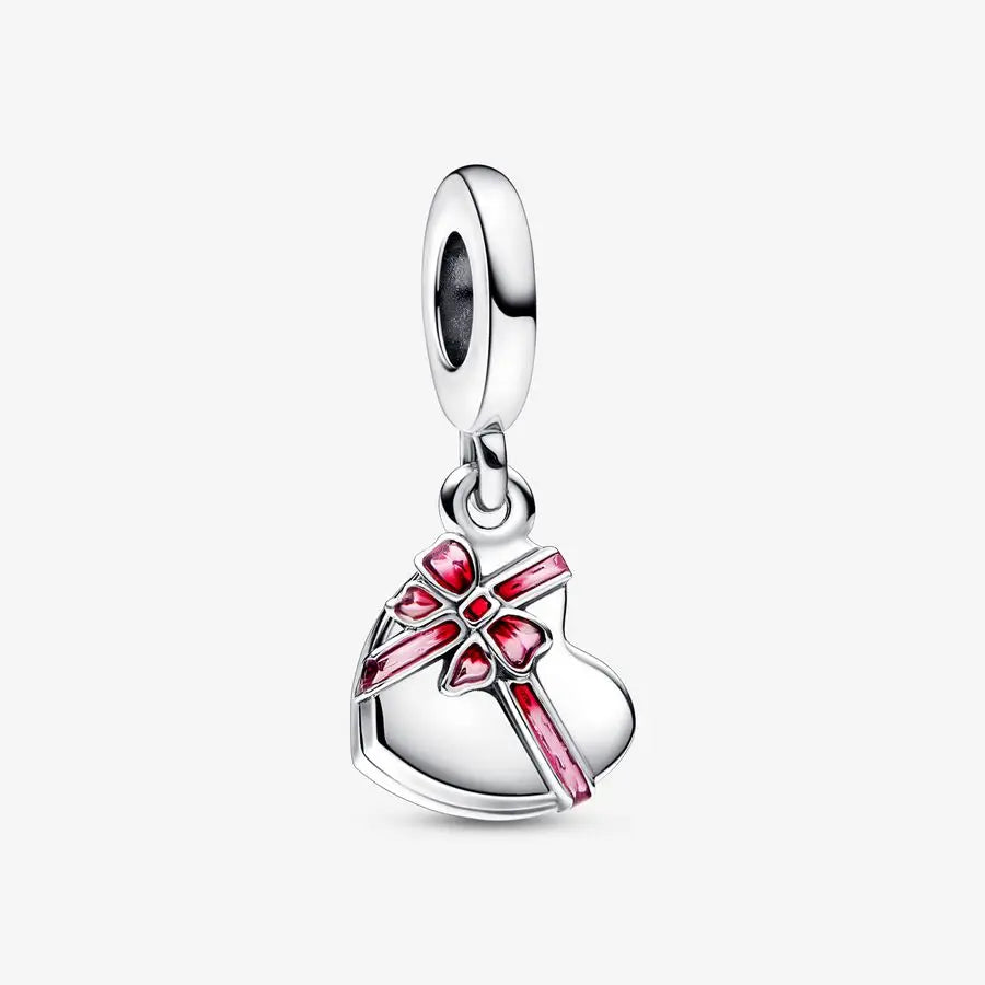 Charm flor margarita rosa de plata 925 – Colgante en forma de flor para pulsera tipo Pandora, joyería elegante para mujer