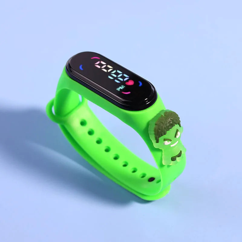 Reloj Infantil LED Deportivo | Pulsera Electrónica de Dibujos Animados para Niños y Niñas Impermeable