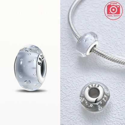 Cuenta Murano en Plata 925 | Beads de Vidrio de Colores para Pulsera Pandora Original