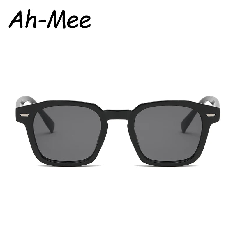 Gafas de Sol Mujer Vintage | Moda Cuadradas Retro Negras y Amarillas UV400
