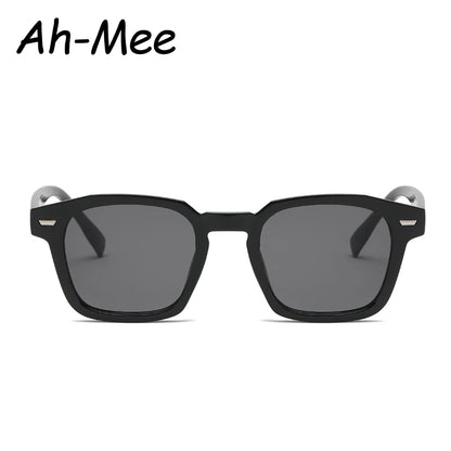 Gafas de Sol Mujer Vintage | Moda Cuadradas Retro Negras y Amarillas UV400