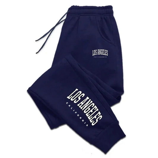 Joggers Unisex Los Ángeles | Pantalón Deportivo Casual con Cintura Elástica Hombre Mujer