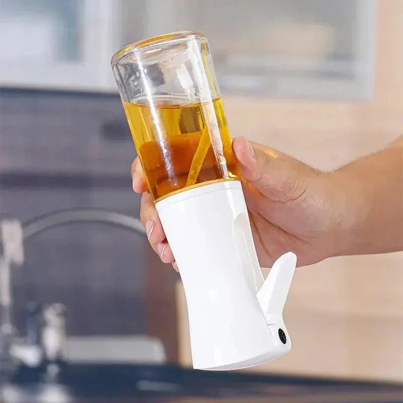 Botella Pulverizadora de Aceite 200ml/300ml | Dispensador de Aceite de Oliva, Vinagre, Salsa de Soya | Cocina, BBQ, Camping y Repostería