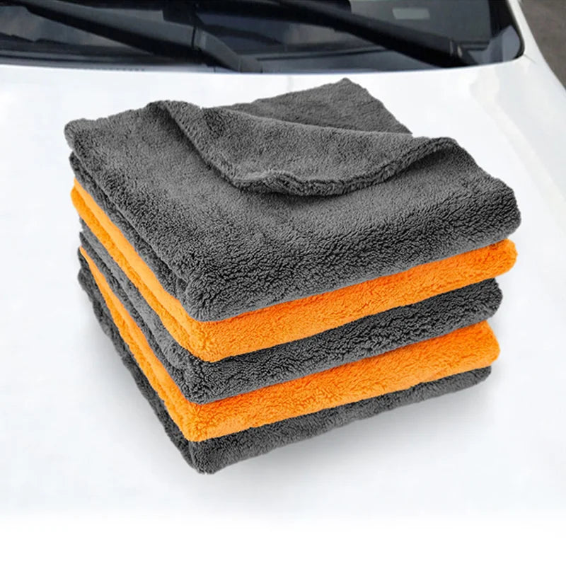 SEAMETAL Toalla de Microfibra 40x40cm para Coche – Paño de Limpieza Grueso, Alta Absorción, Secado y Detallado de Auto