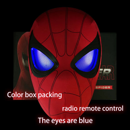 Máscara Spiderman con Ojos Móviles – Control Remoto Juguete Cosplay Infantil Halloween Navidad Peter Parker