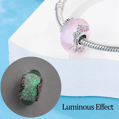 Charm Flor de Cerezo Rosa Plata 925 | Compatible Pulseras Pandora