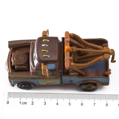 Coche de Juguete Disney Pixar Cars 3 Lightning McQueen & Mater 1:55 – Colección de Vehículos de Metal Diecast
