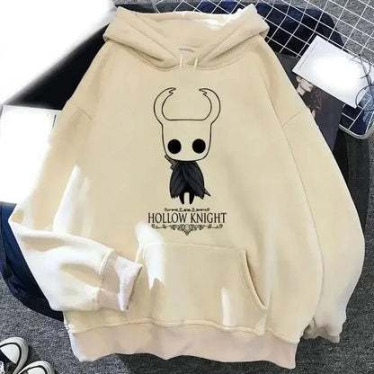 Hoodie Hollow Knight 2025 – Sudadera Ulzzang Corea Estilo Grunge Y2K Unisex con Estampado Streetwear