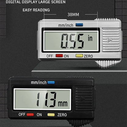 Calibrador Digital Vernier 0-150mm | Calibrador Electrónico de Plástico para Estudiantes, Hogar y Carpintería