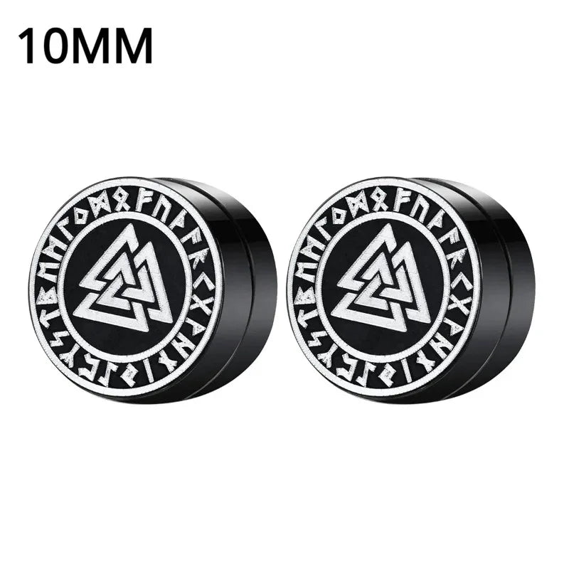 Pendientes Magnéticos de Cristal Unisex | Aros Punk con Zirconia | Joyería sin Perforación para Hombres y Mujeres