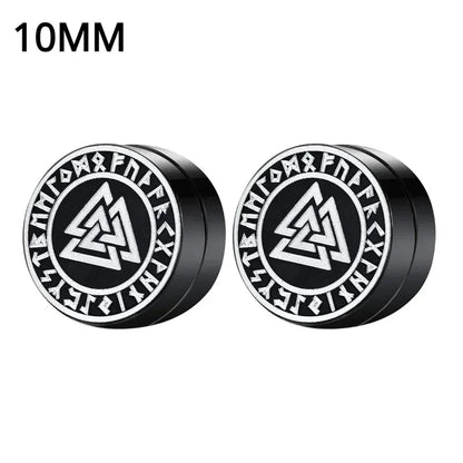 Pendientes Magnéticos de Cristal Unisex | Aros Punk con Zirconia | Joyería sin Perforación para Hombres y Mujeres