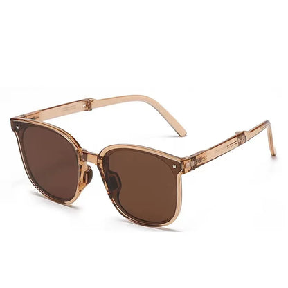 Gafas de Sol Plegables con Estuche | Mujer Moda UV400 Polarizadas Air Cushion