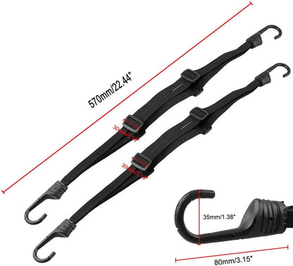 Correa Elástica para Casco de Moto | Cuerda Ajustable de Alta Resistencia para Casco y Equipaje | Accesorios Duraderos