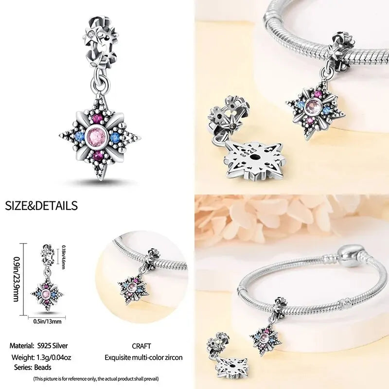 Charm Plata 925 Flor de Loto Retro | Bead Clásico Compatible Pandora Mujer