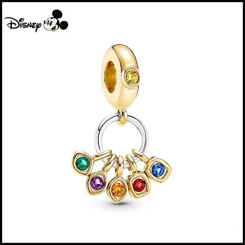 Charm Disney 100 Aniversario Superhéroes | Compatible Pandora | Beads Plata 925 DIY Mujer