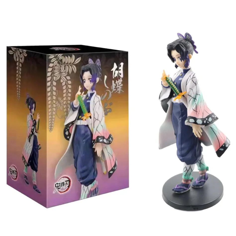 Hot Anime Demon Slayer Kimetsu no Yaiba Figure Kamado Tanjirou Action Figure Agatsuma Zenitsu Nezuko Warrior PVC Model Toys