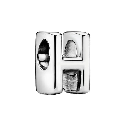 Beads Letras A-Z en Plata – Abalorios de Colores para Pulseras Originales DIY