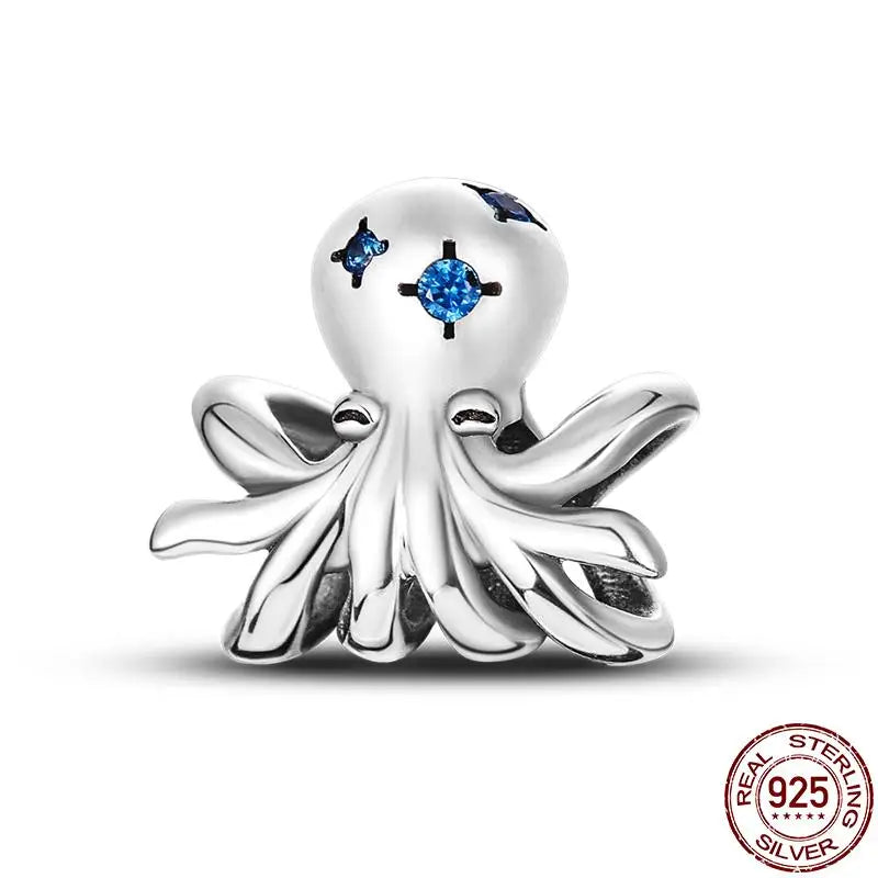 Charm animal mascota en plata 925 – Abalorio elegante para pulsera o collar tipo Pandora, joyería personalizada mujer