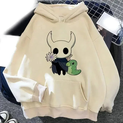 Hoodie Hollow Knight 2025 – Sudadera Ulzzang Corea Estilo Grunge Y2K Unisex con Estampado Streetwear