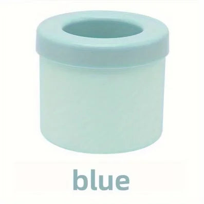 Molde de Hielo de Silicona | Cubitera Redonda con Cubo Portátil | Molde Creativo para Hielos Caseros, Verano y Bar