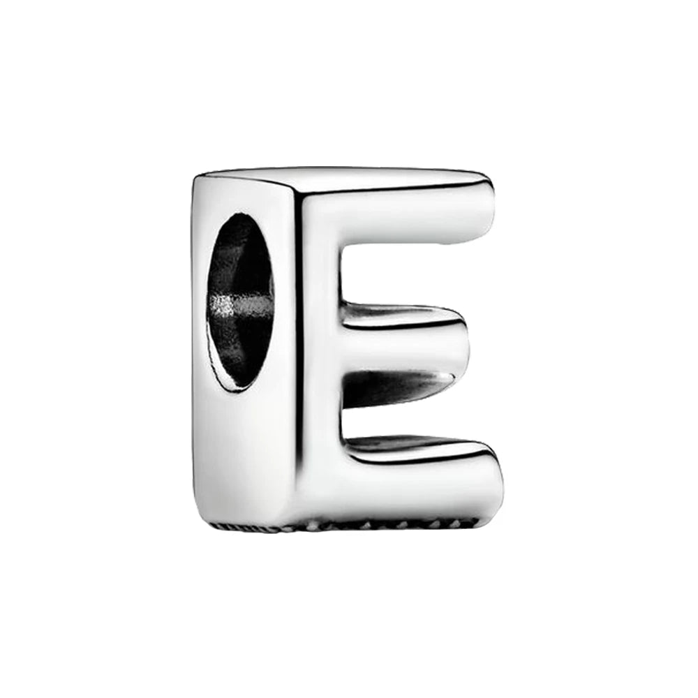 Beads Letras A-Z en Plata – Abalorios de Colores para Pulseras Originales DIY