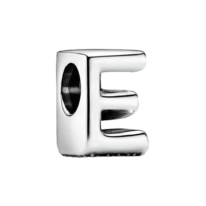 Beads Letras A-Z en Plata – Abalorios de Colores para Pulseras Originales DIY
